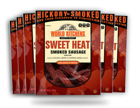 10oz World Kitchen's® Smoked Sausages - Sweet Heat