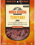 World Kitchen's 10oz Teriyaki Jerky Front
